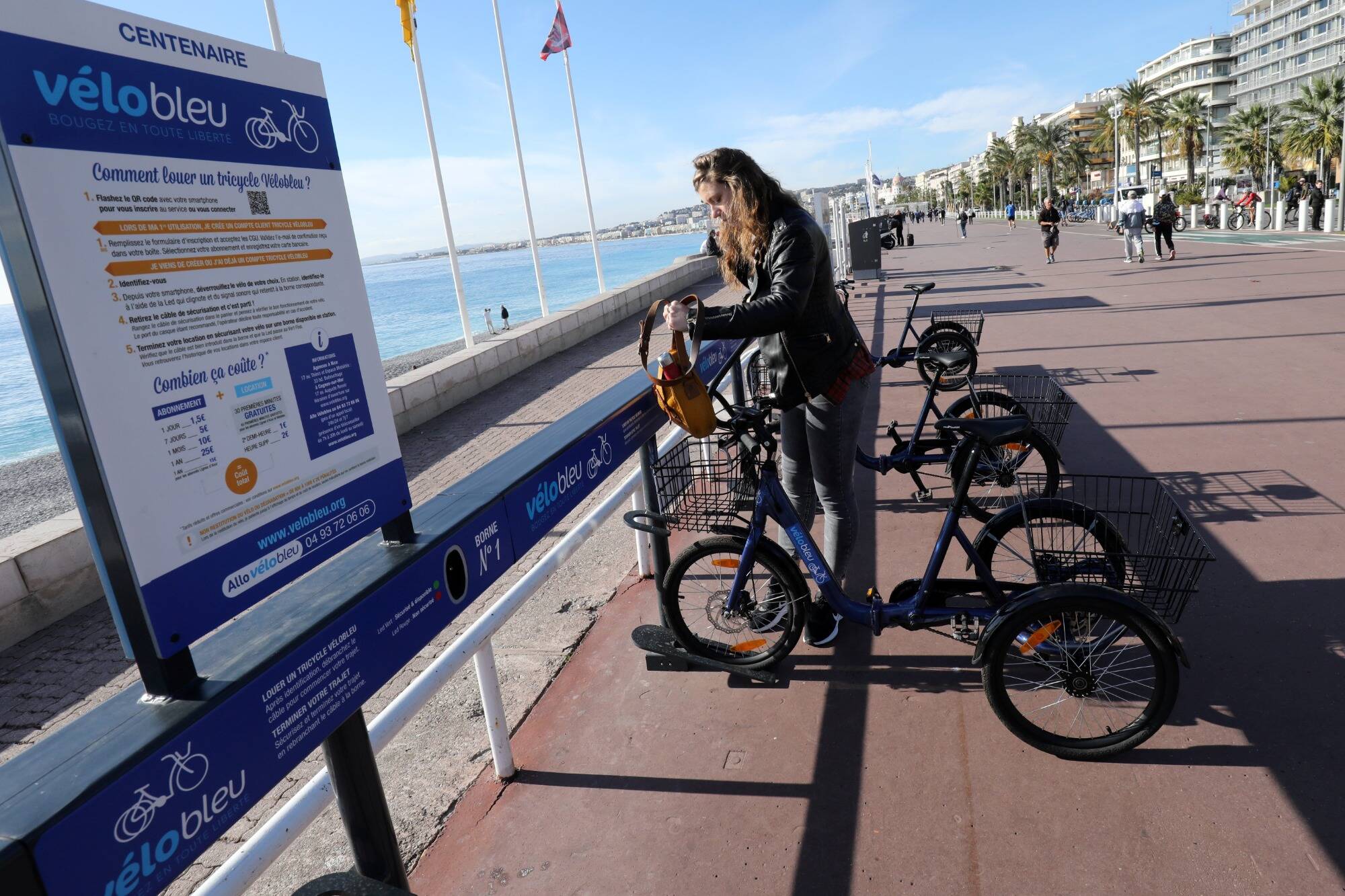 Des tricycles en libre service d barquent Nice Nice Matin